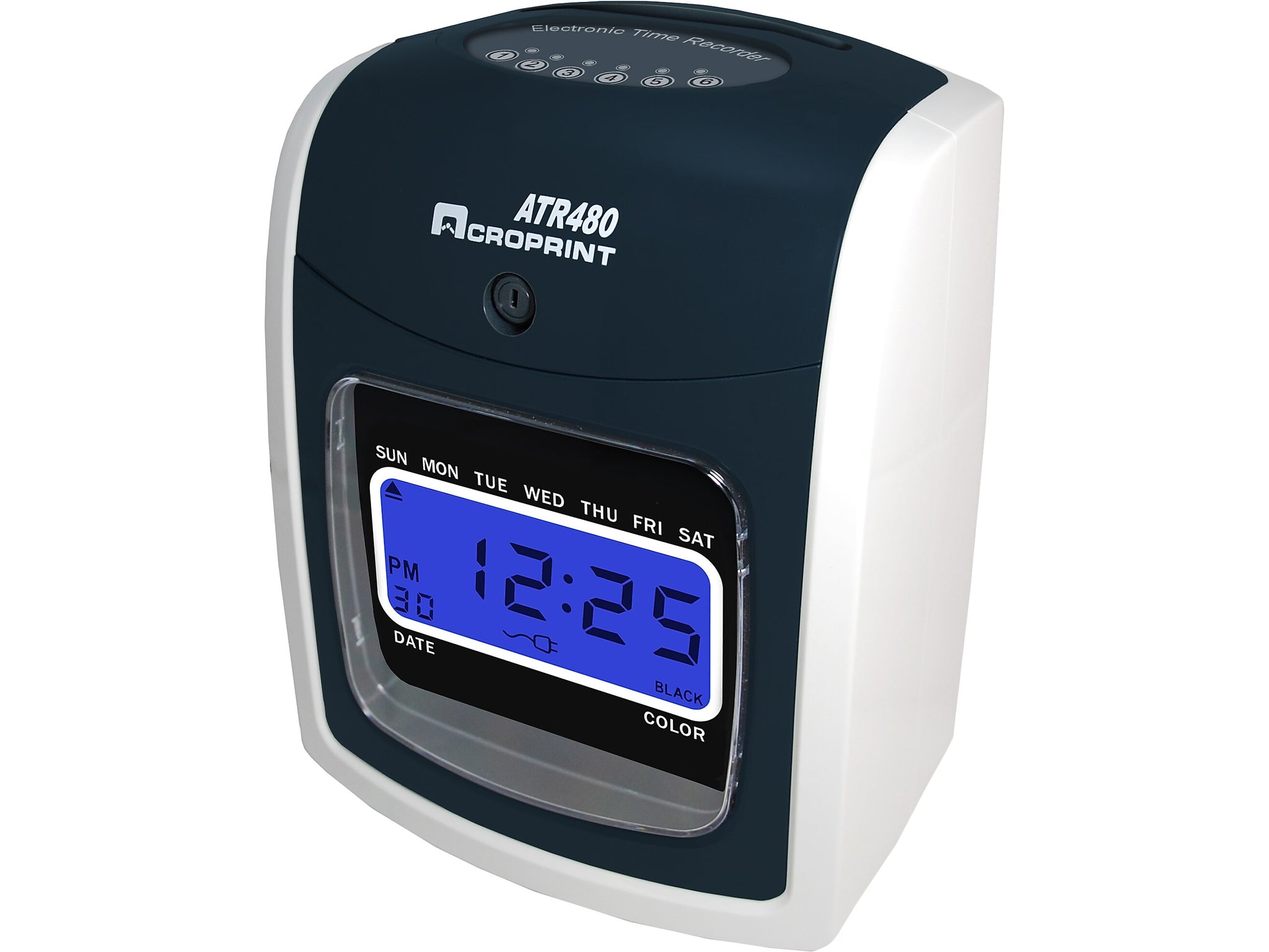 Acroprint ATR480 Punch Card Time Clock System, Black/White