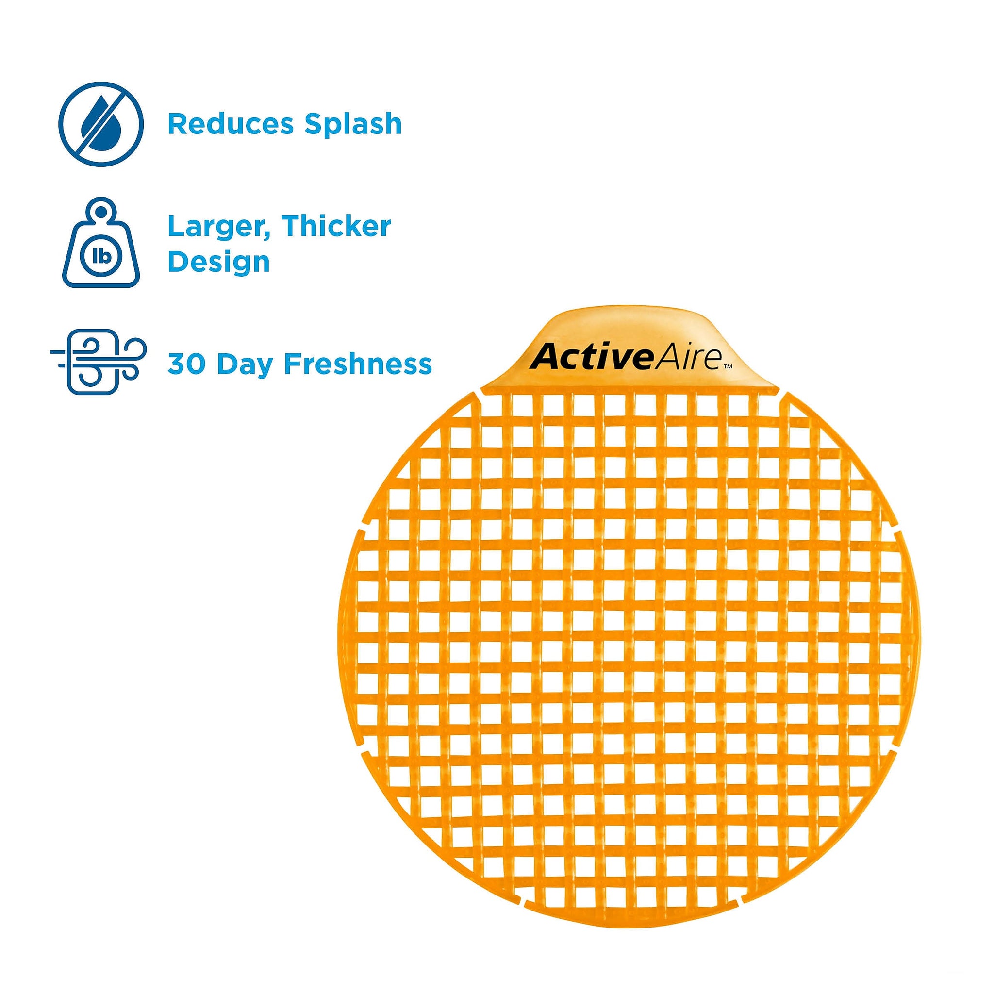 ActiveAire™ Deodorizer Urinal Screen by GP PRO, Sunscape Mango, 12 Screens Per Carton