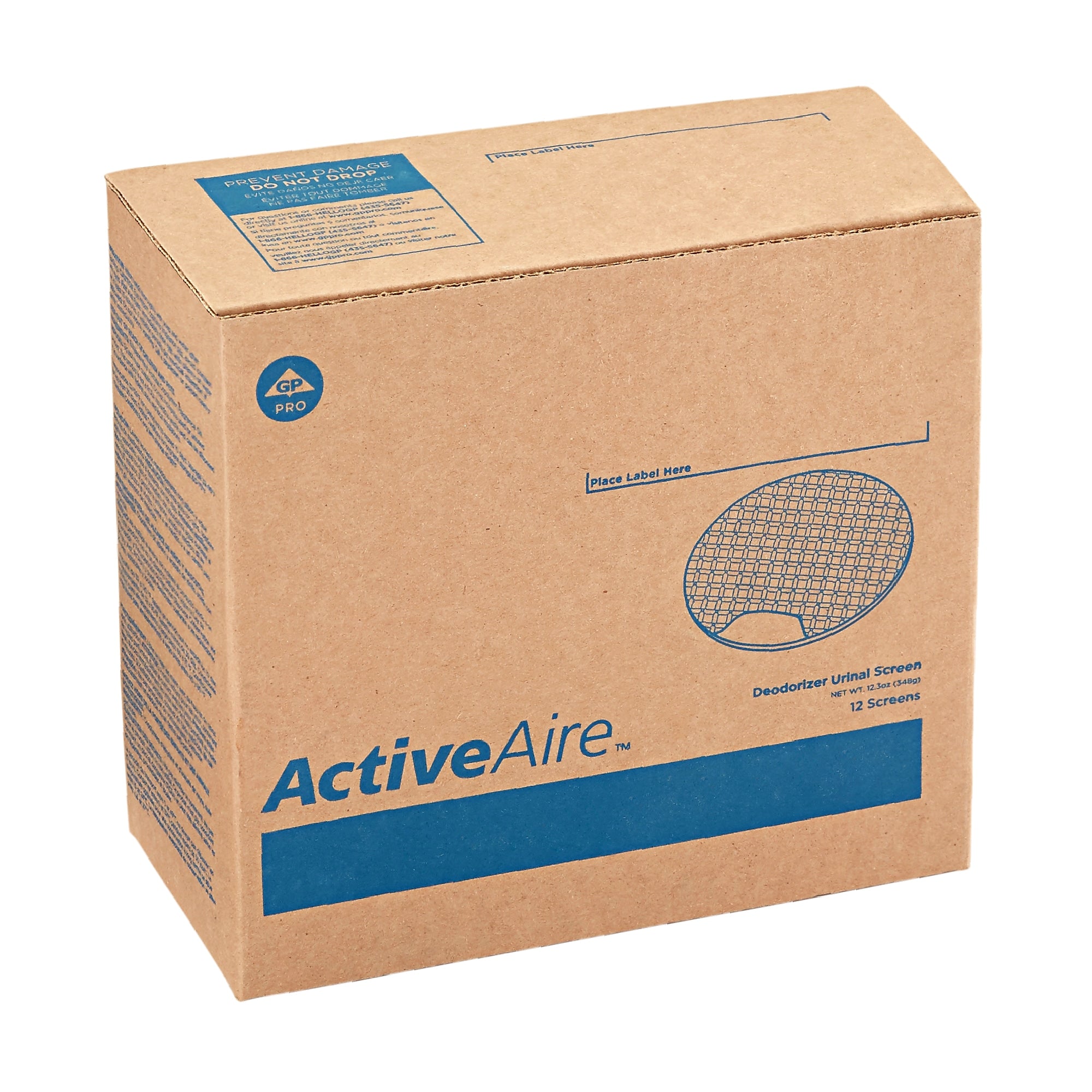 ActiveAire Deodorizer Urinal Screen, Coastal Breeze, 12/Carton