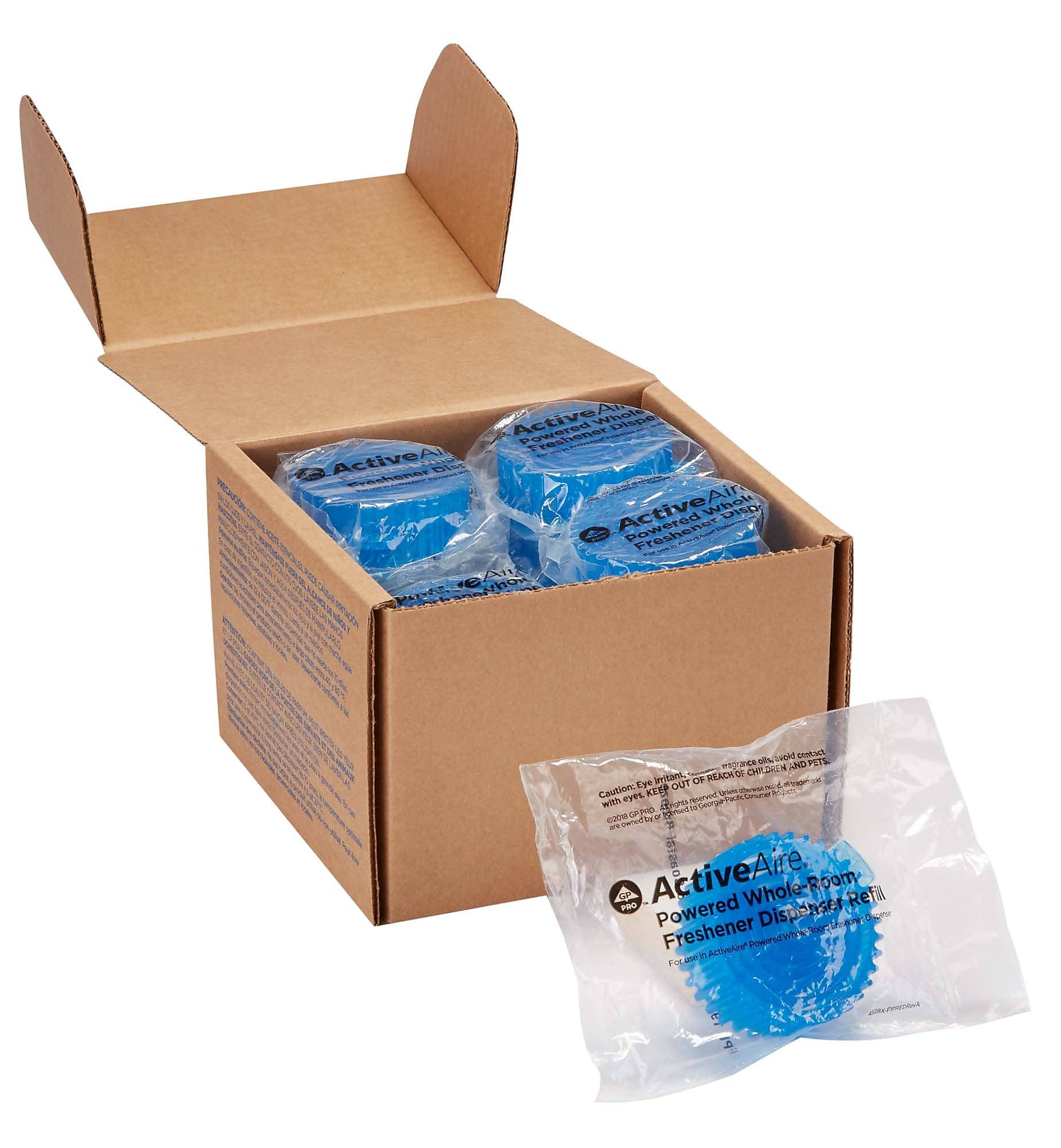 ActiveAire Powered Whole-Room Solid Air Freshener Refills, Coastal Breeze, 1.57 oz., 12/Carton