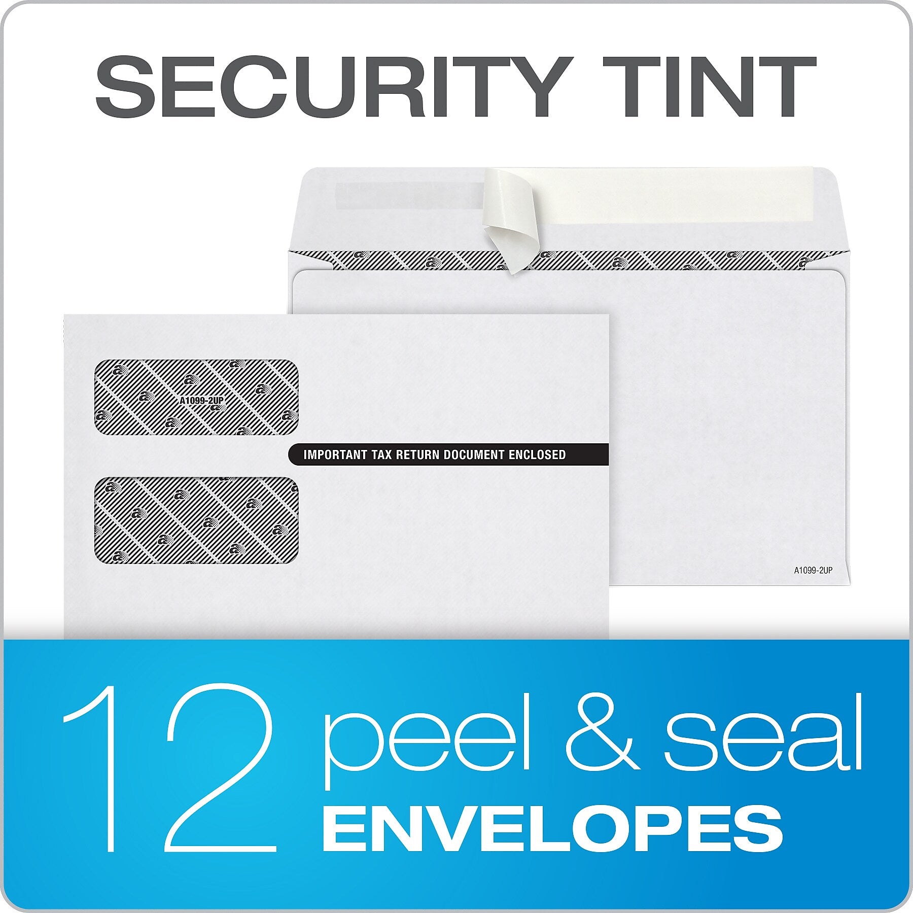 Adams 2023 1099-MISC eFile Tax Forms Kit, w/ Self Seal Envelopes, Access to new Adams Tax Forms Helper, 12/Pack