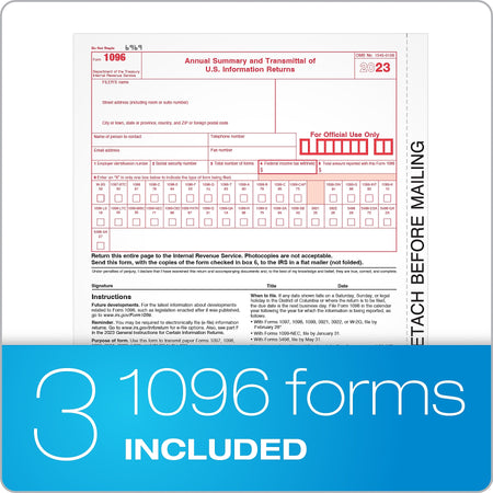 Adams 2023 1099-NEC Tax Forms Kit with Adams Tax Forms Helper and 10 Free eFiles, 50/Pack