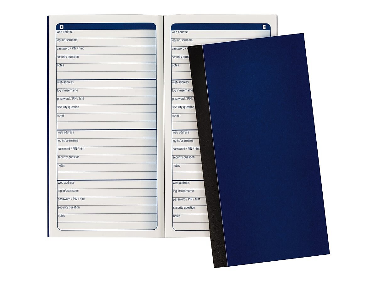 Adams Password Journal, 3.25