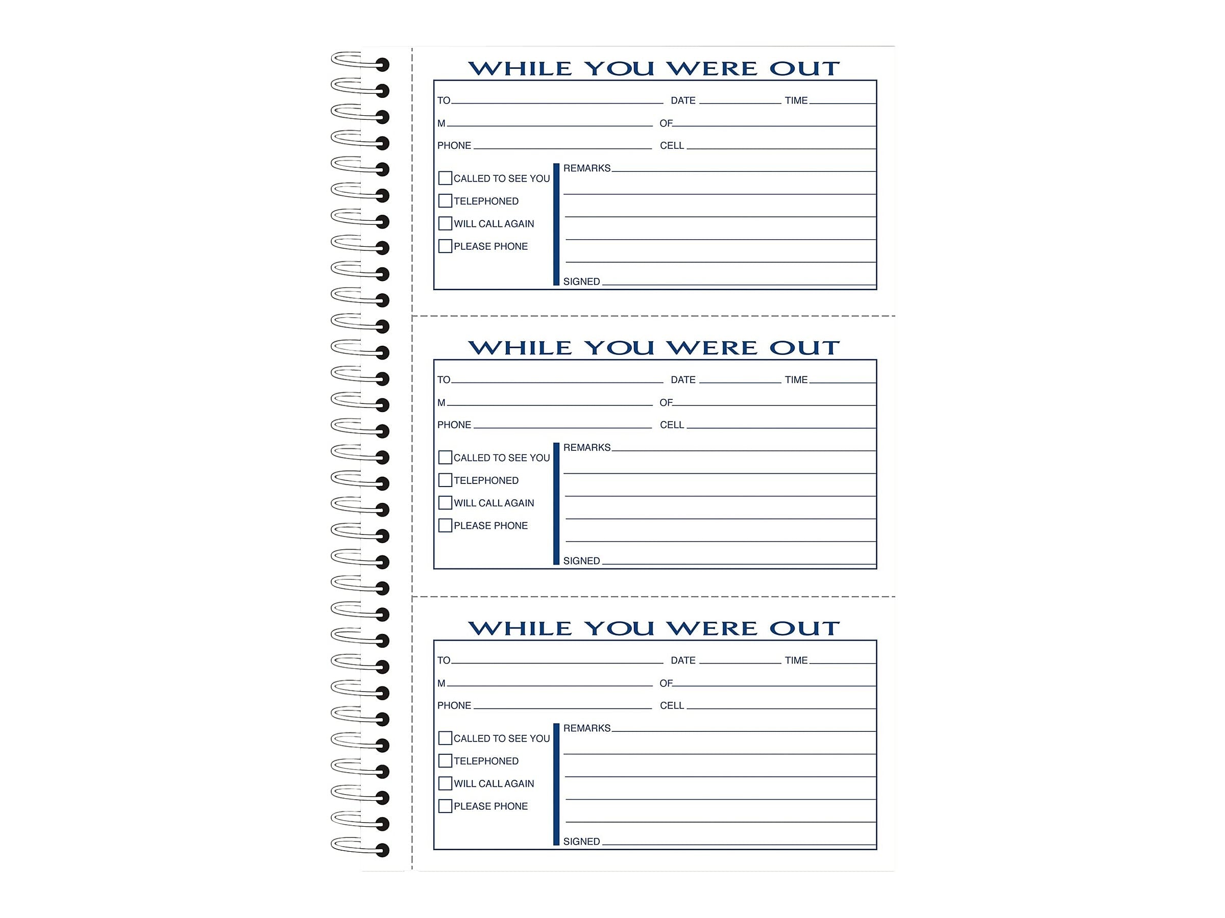 Adams Phone Message Pad, 5.5