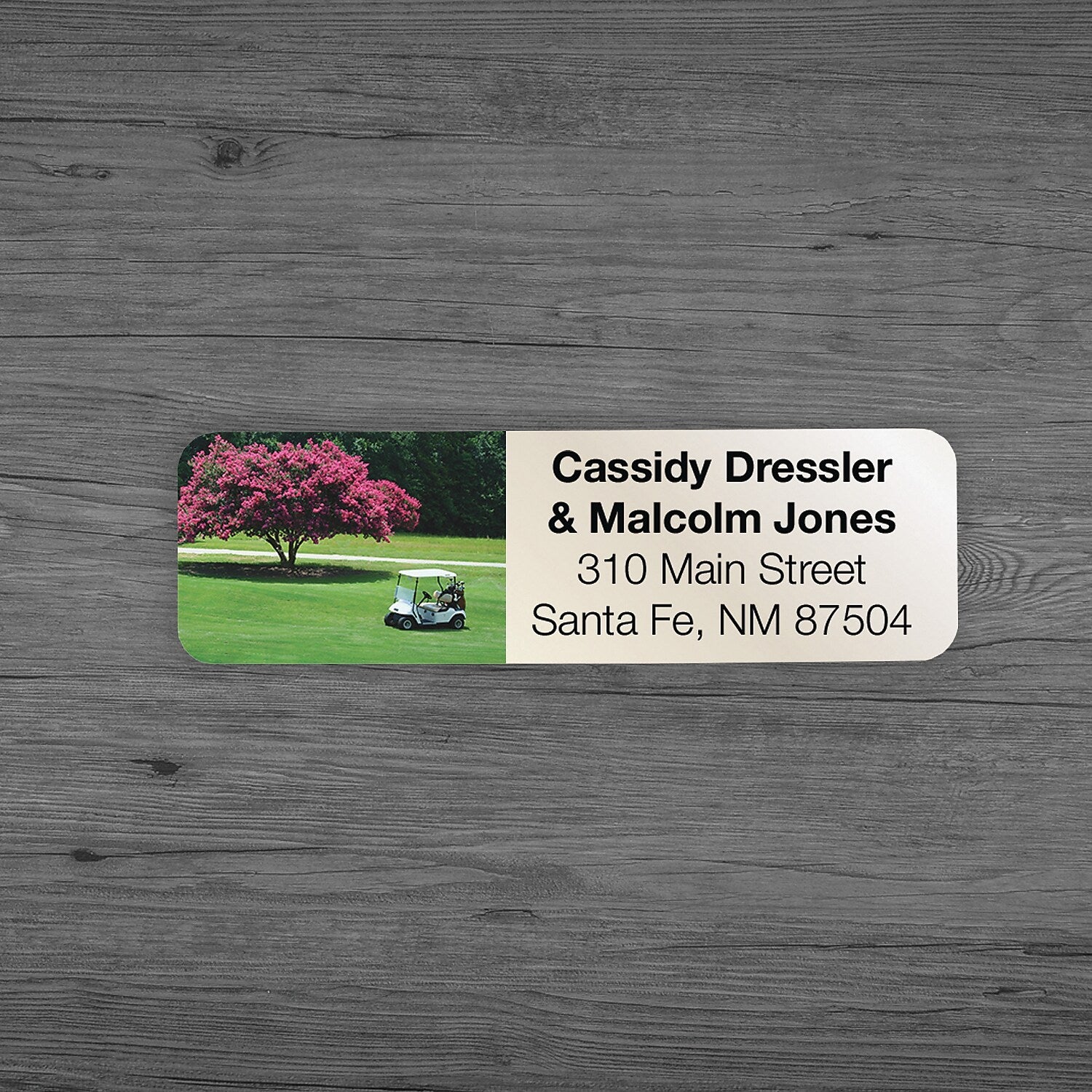 Address Roll Label, Clear, 2-1/2