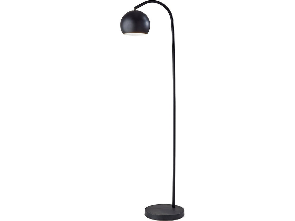 Adesso Emerson 59" Metal Floor Lamp with Globe Shade