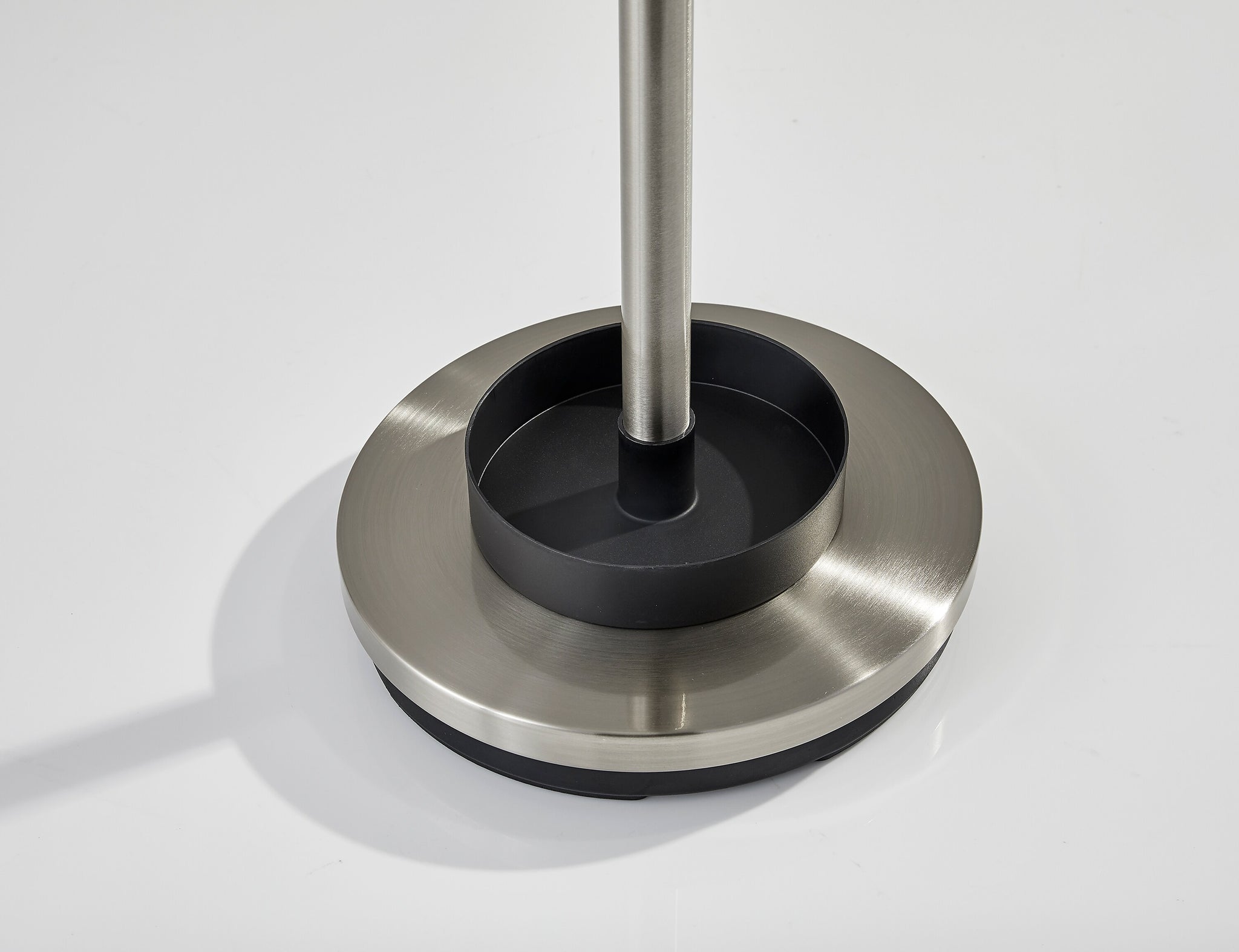 Adesso® Metal Coat Tree and Umbrella Stand, Brushed Steel