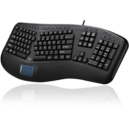 Adesso Tru-Form Wired Keyboard, Black