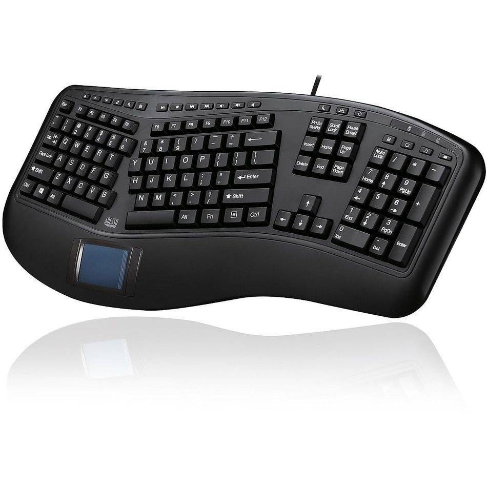 Adesso Tru-Form Wired Keyboard, Black