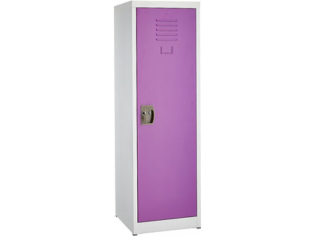 AdirOffice 48" Steel Single Tier Purple Storage Locker