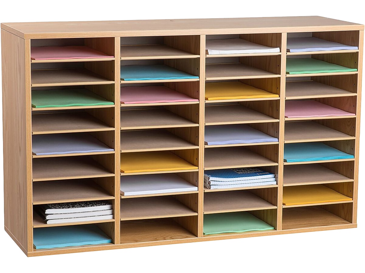 AdirOffice 500 Series 36-Compartment Literature Organizers, 39.3