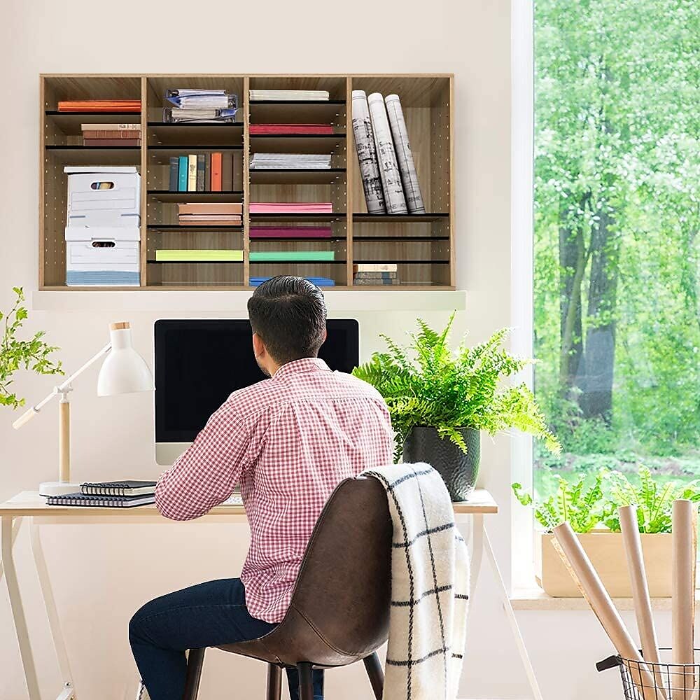 AdirOffice 500 Series 36-Compartment Literature Organizers, 39.3