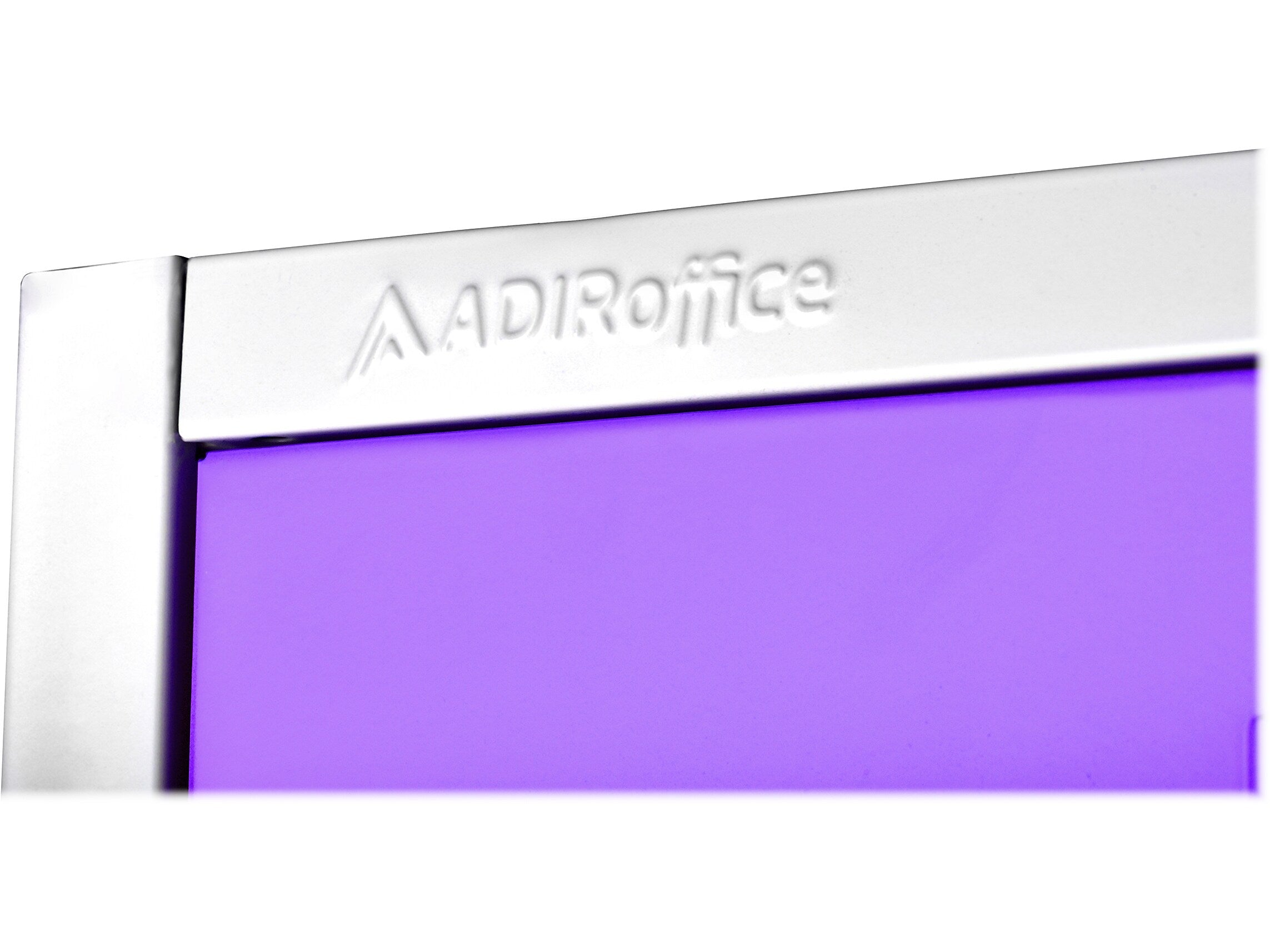 AdirOffice 72'' 6-Tier Key Lock Purple Steel Storage Locker, 2/Pack