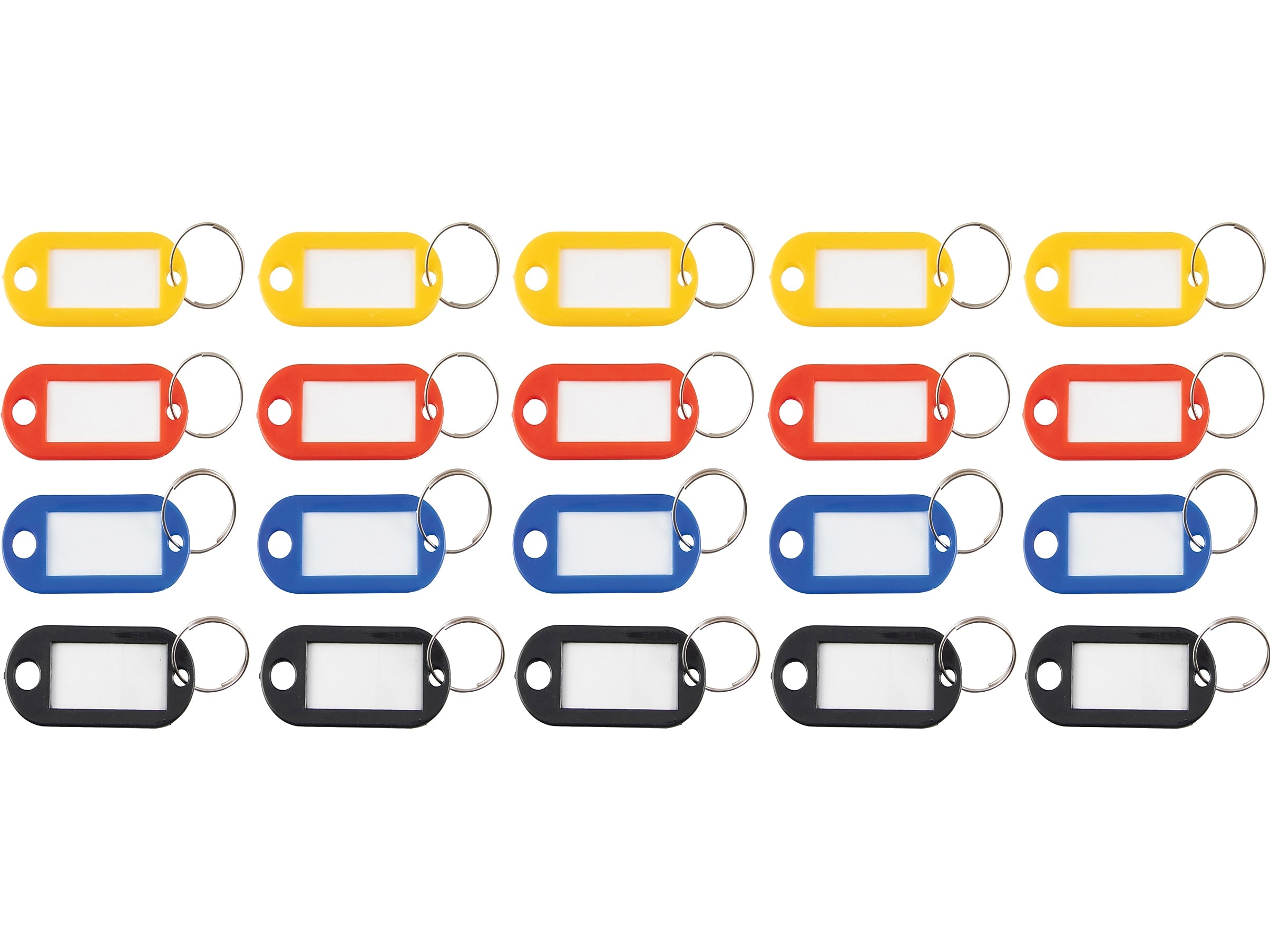 Advantus 1-Key Tags, Assorted Colors, 20/Pack