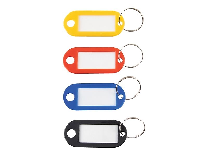 Advantus 1-Key Tags, Assorted Colors, 20/Pack