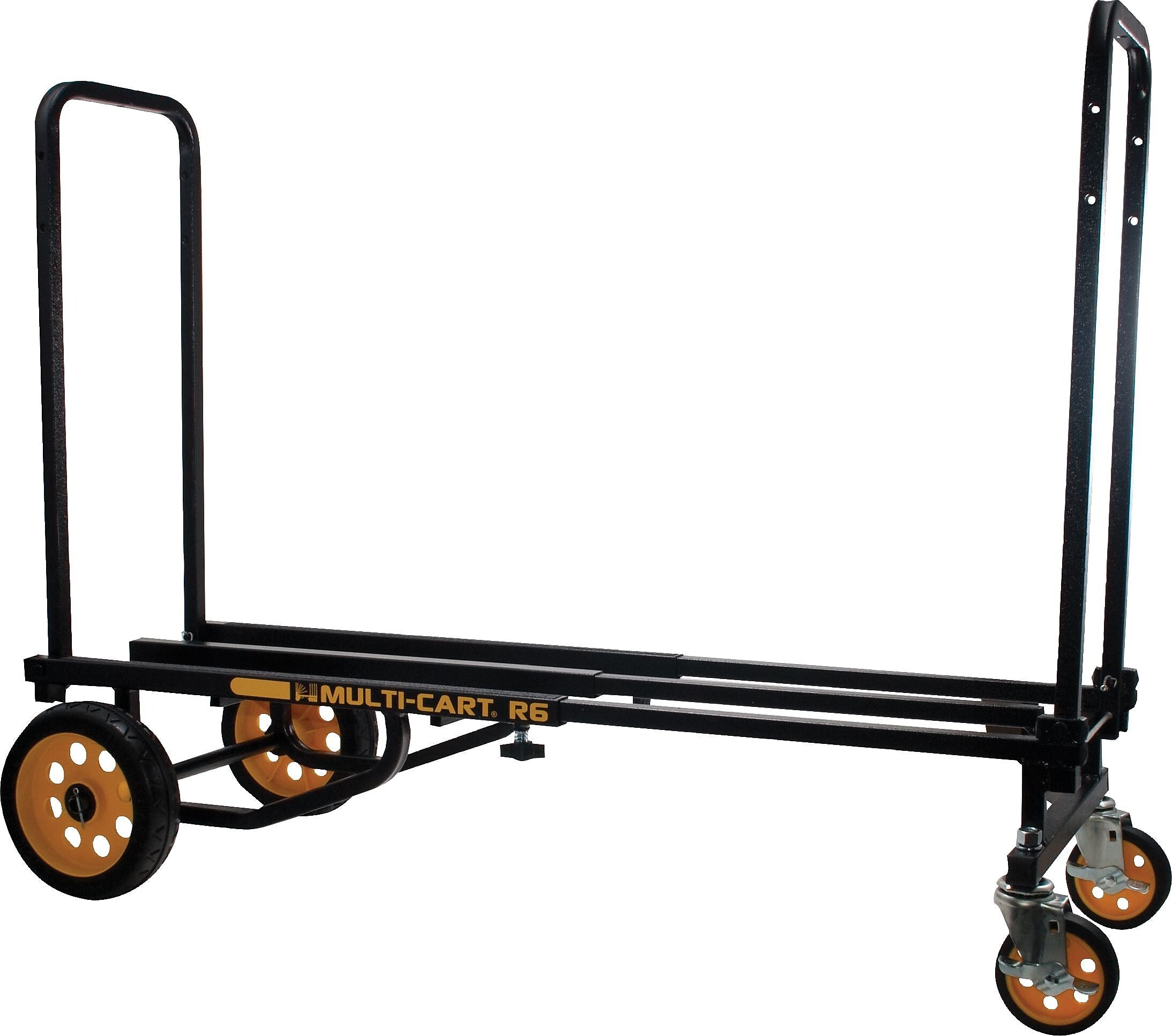 Advantus 8-Way Multi Cart Hand Truck, 500-lb. Capacity, Black