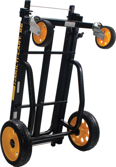 Advantus 8-Way Multi Cart Hand Truck, 500-lb. Capacity, Black