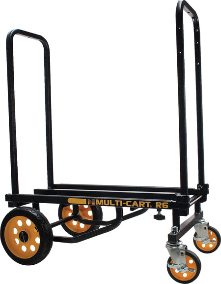 Advantus 8-Way Multi Cart Hand Truck, 500-lb. Capacity, Black