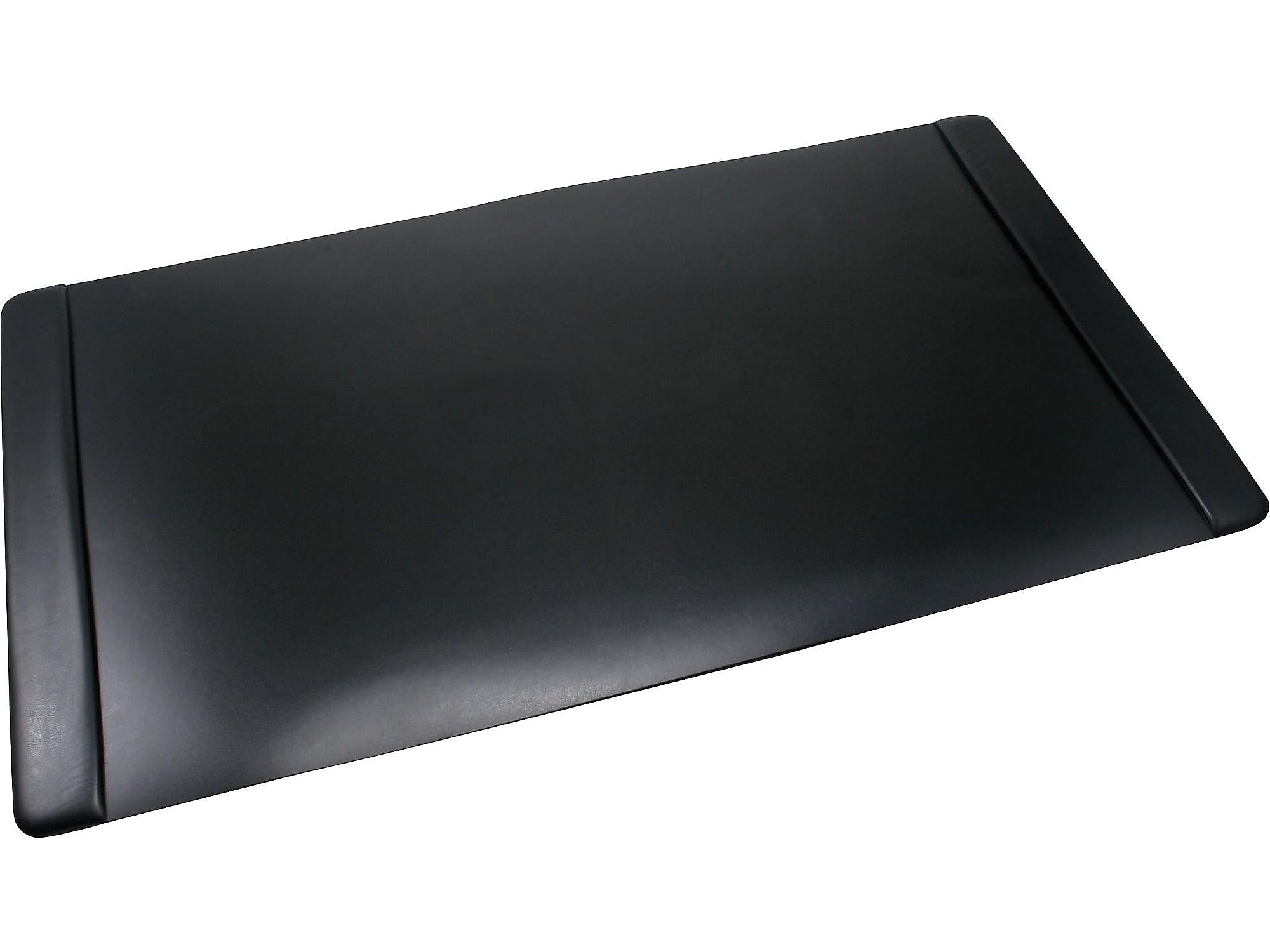 Advantus Faux leather Desk Pad with Side Rail, 36