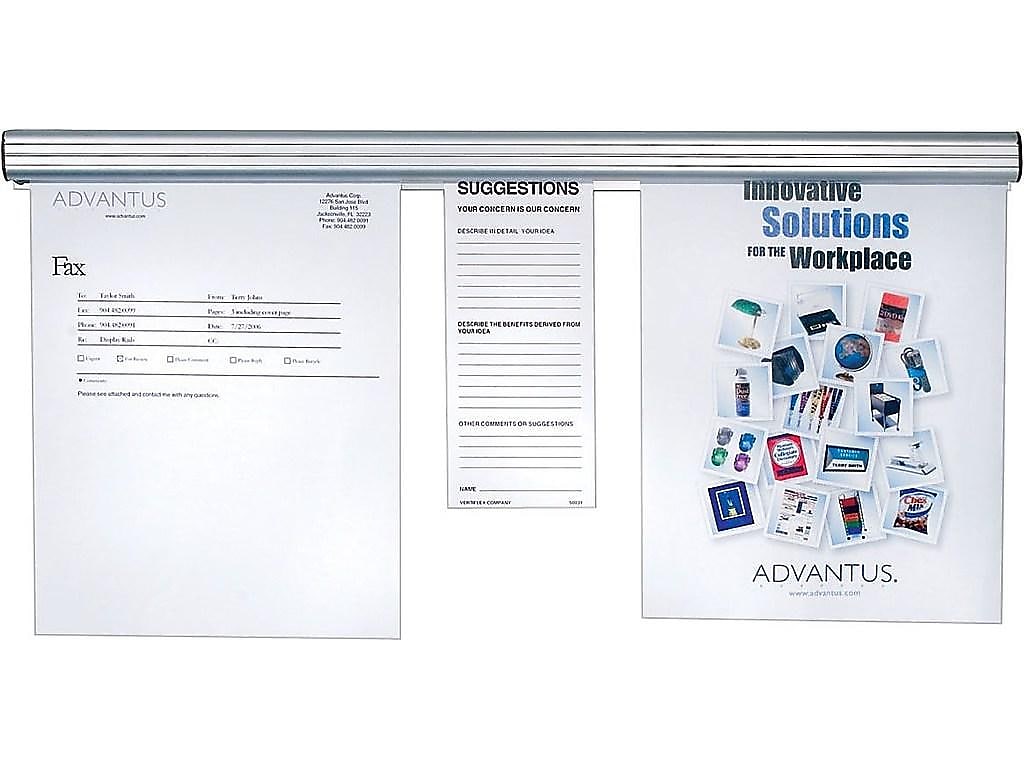 Advantus Grip-A-Strip Display Rail, 24