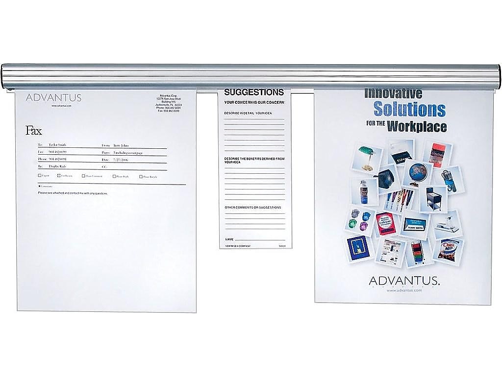 Advantus Grip-A-Strip Display Rail, 36