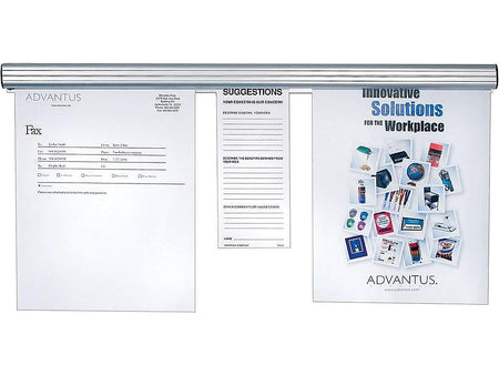 Advantus Grip-A-Strip Display Rail, 48"L x 1.5"H