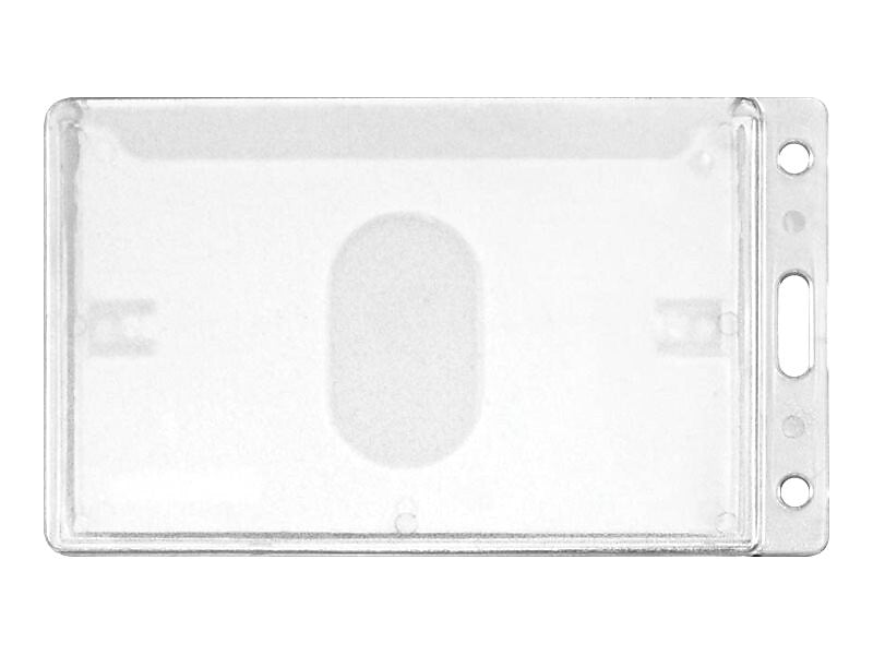 Advantus ID Badge Holders, Clear, 25/Box