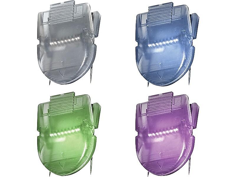 Advantus Panel Wall Cubicle Clips, Assorted Metallic Colors, 20/Box