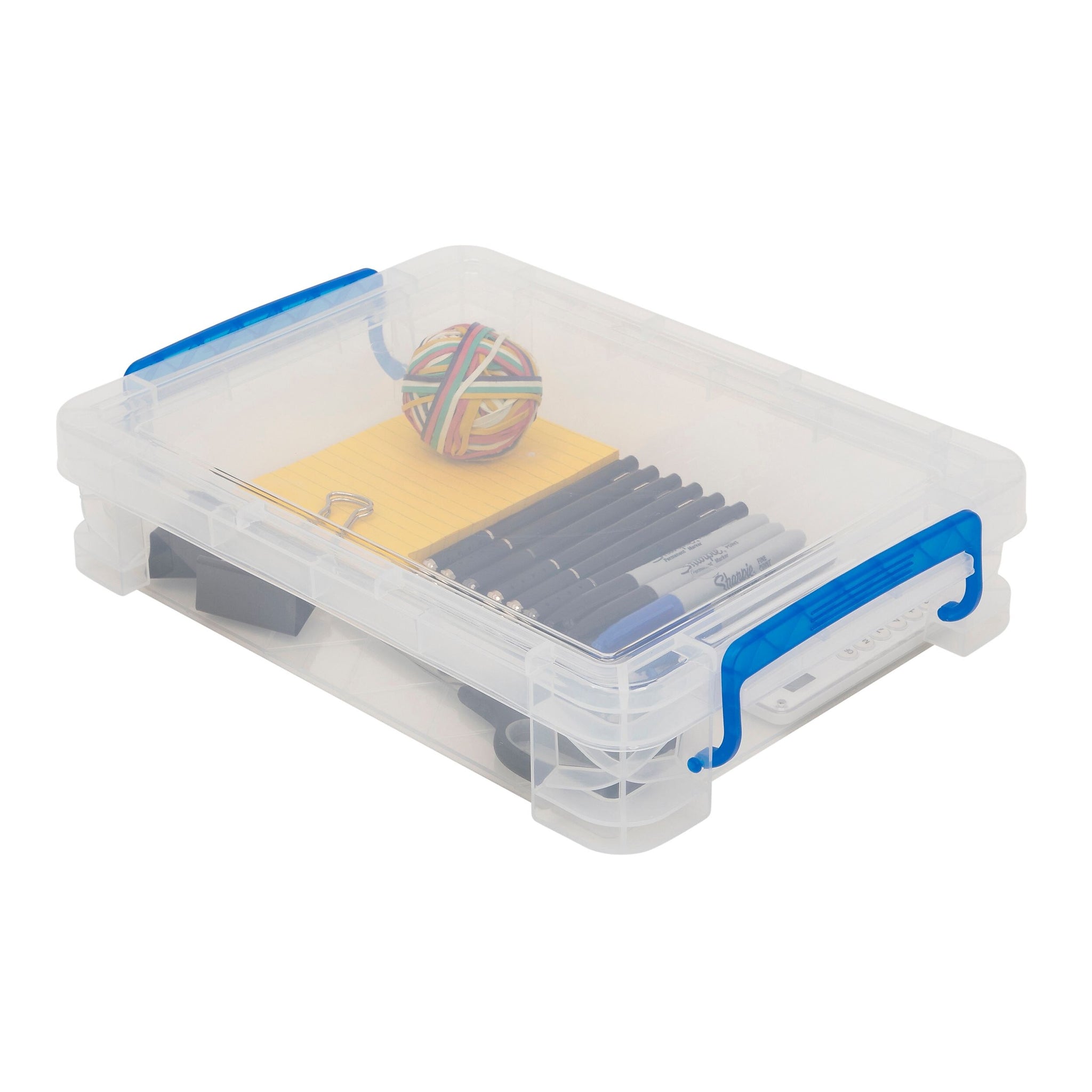 Advantus Super Stacker Document Box, Clear