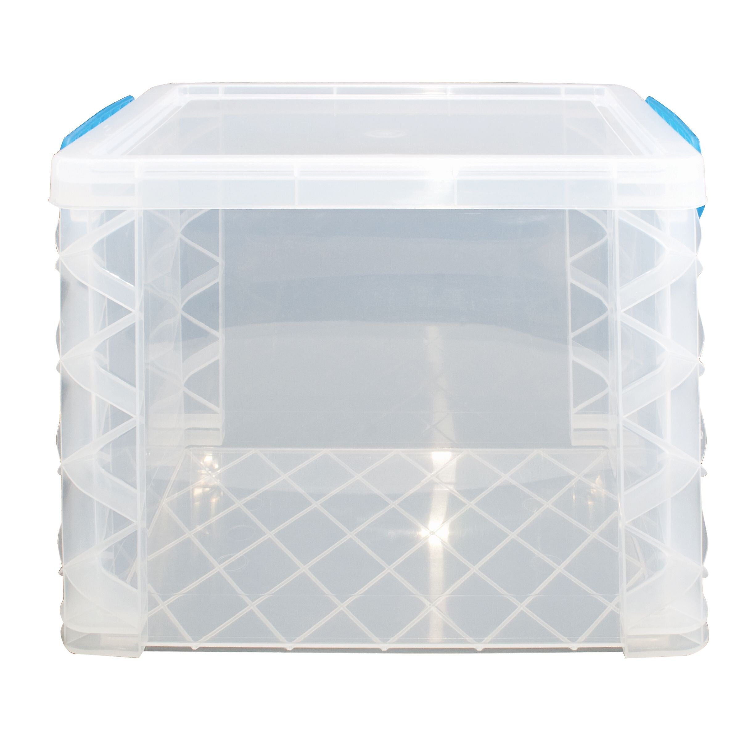 Advantus Super Stacker File Box, Letter Size, Clear