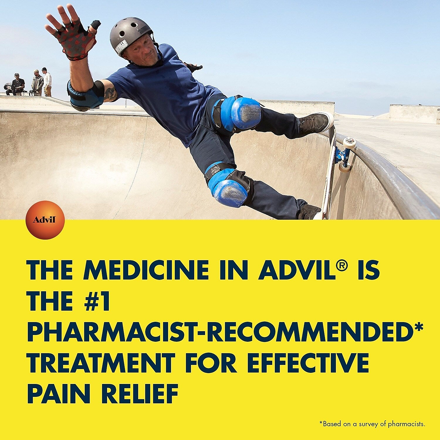 Advil Ibuprofen Pain Reliever, 200mg, 2/Packet, 50 Packets/Box