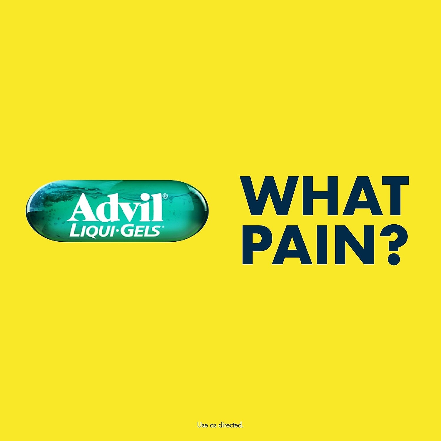 Advil Liqui-Gels Pain Reliever/Fever Reducer, Solubilized Ibuprofen 200mg, 2/Packet, 50 Packets/Box