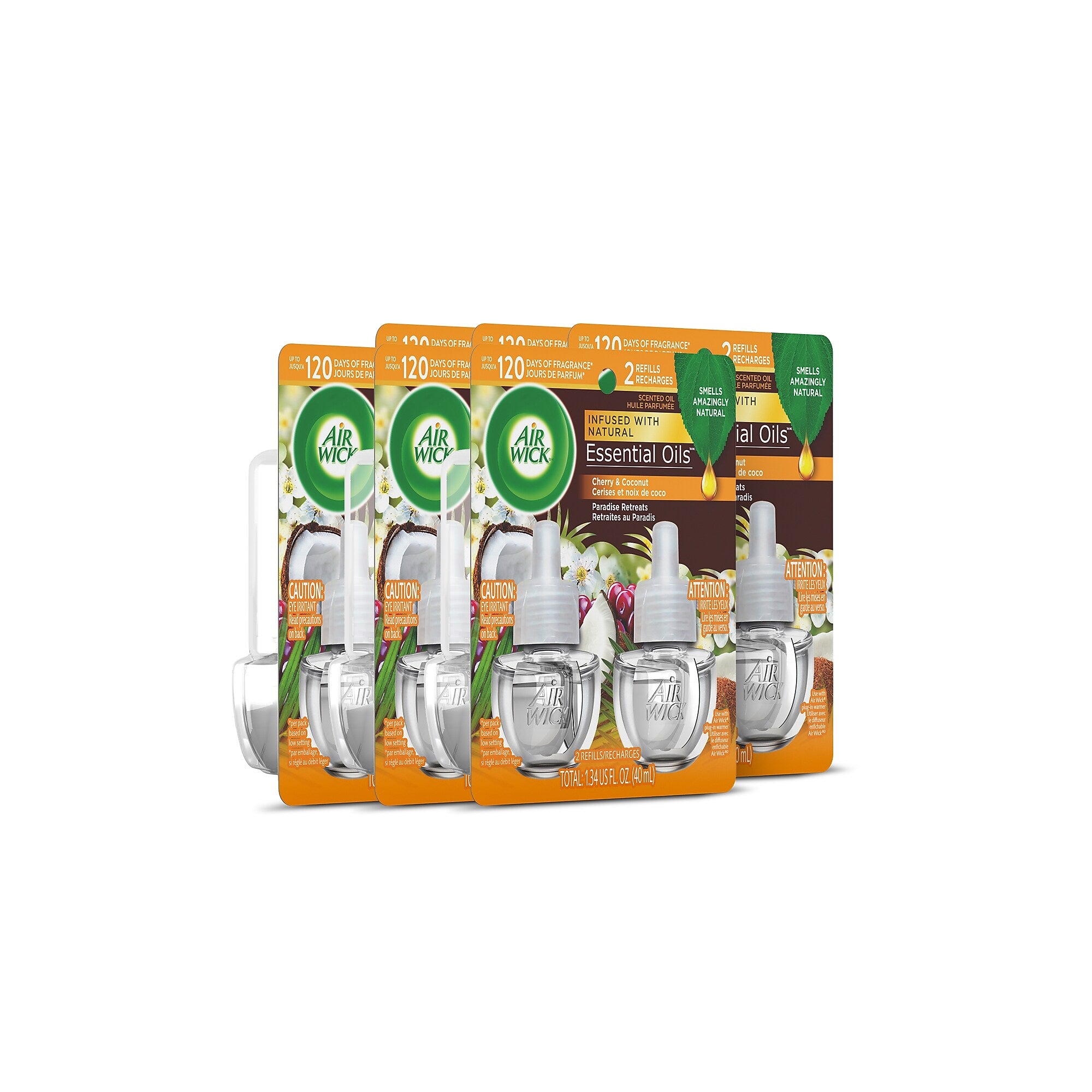 Air Wick Life Scents Scented Oils, Paradise Retreat Scent, 2/Pack