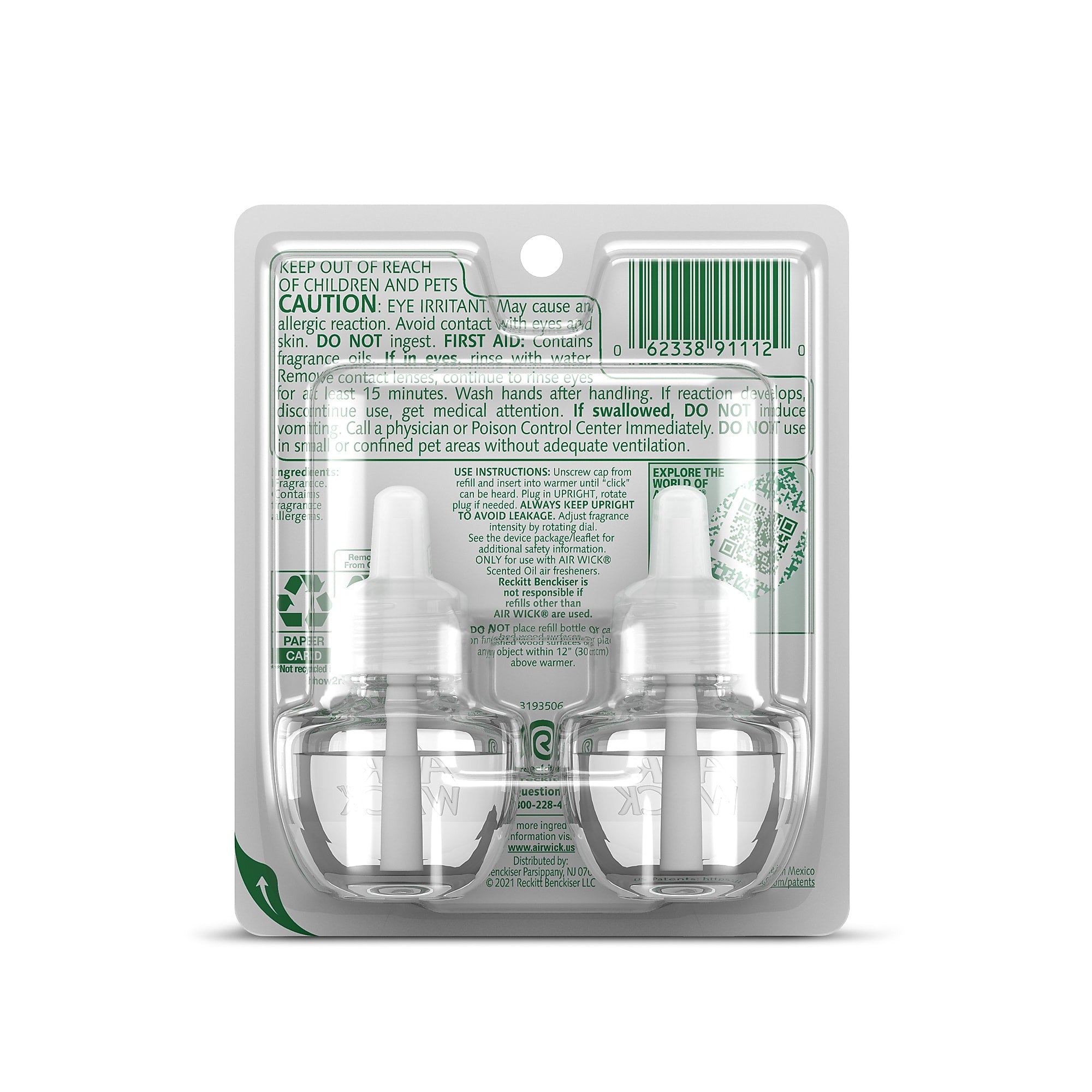 Air Wick Life Scents Scented Oils, Summer Delights, 2/Pack