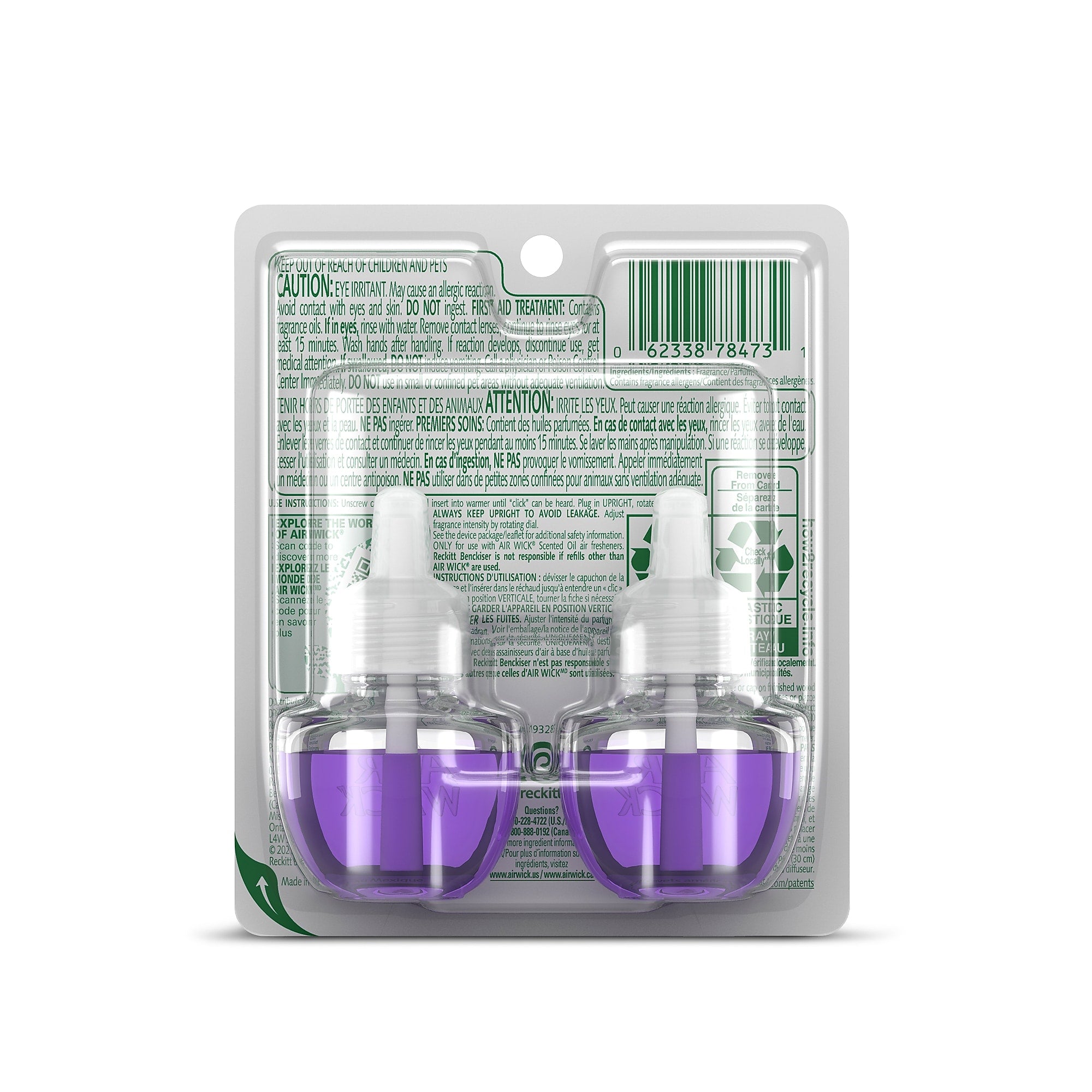 Air Wick Scented Oil, Lavender & Chamomile, 2/Pack