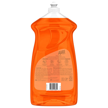 Ajax Triple Action Liquid Dish Soap, Orange, 52 oz., 6/Carton