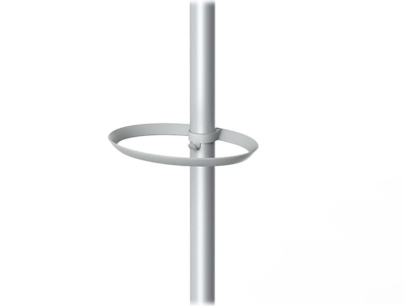 Alba Festival Coat Tree, Silver Gray/White, Steel/Plastic