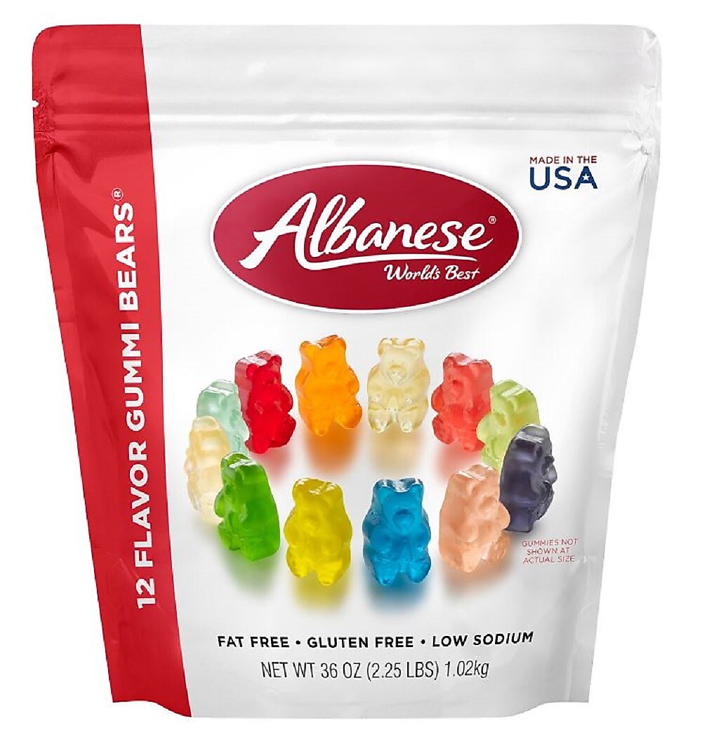 Albanese Fruity 12 Flavor Gummi Bears, 36 oz, 12