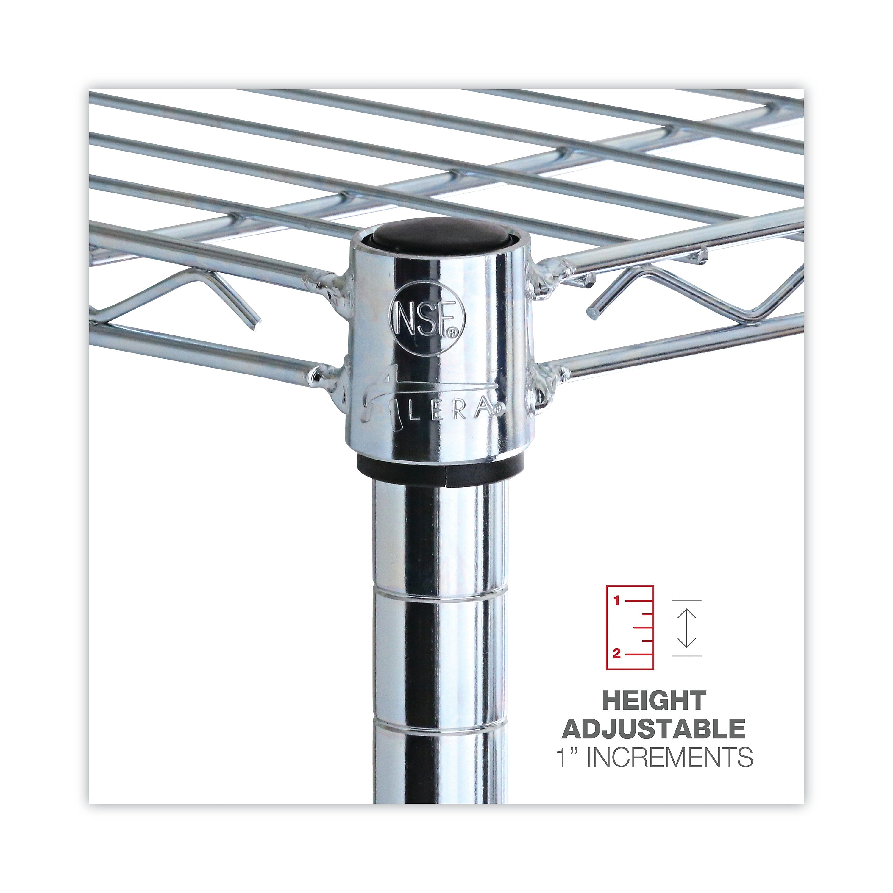 Alera® 3-Shelf Metal Shelving Unit, 36