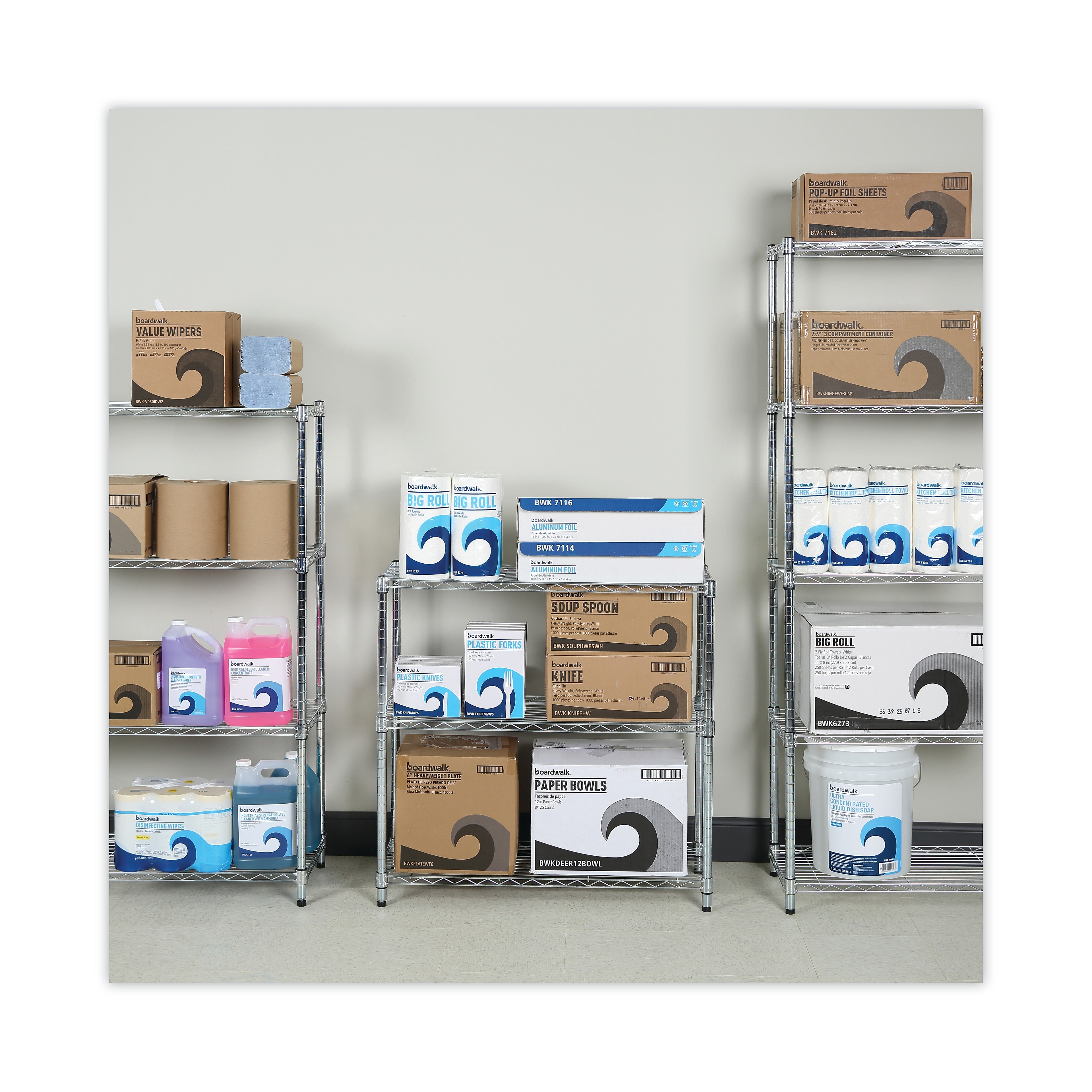 Alera® 3-Shelf Metal Shelving Unit, 36