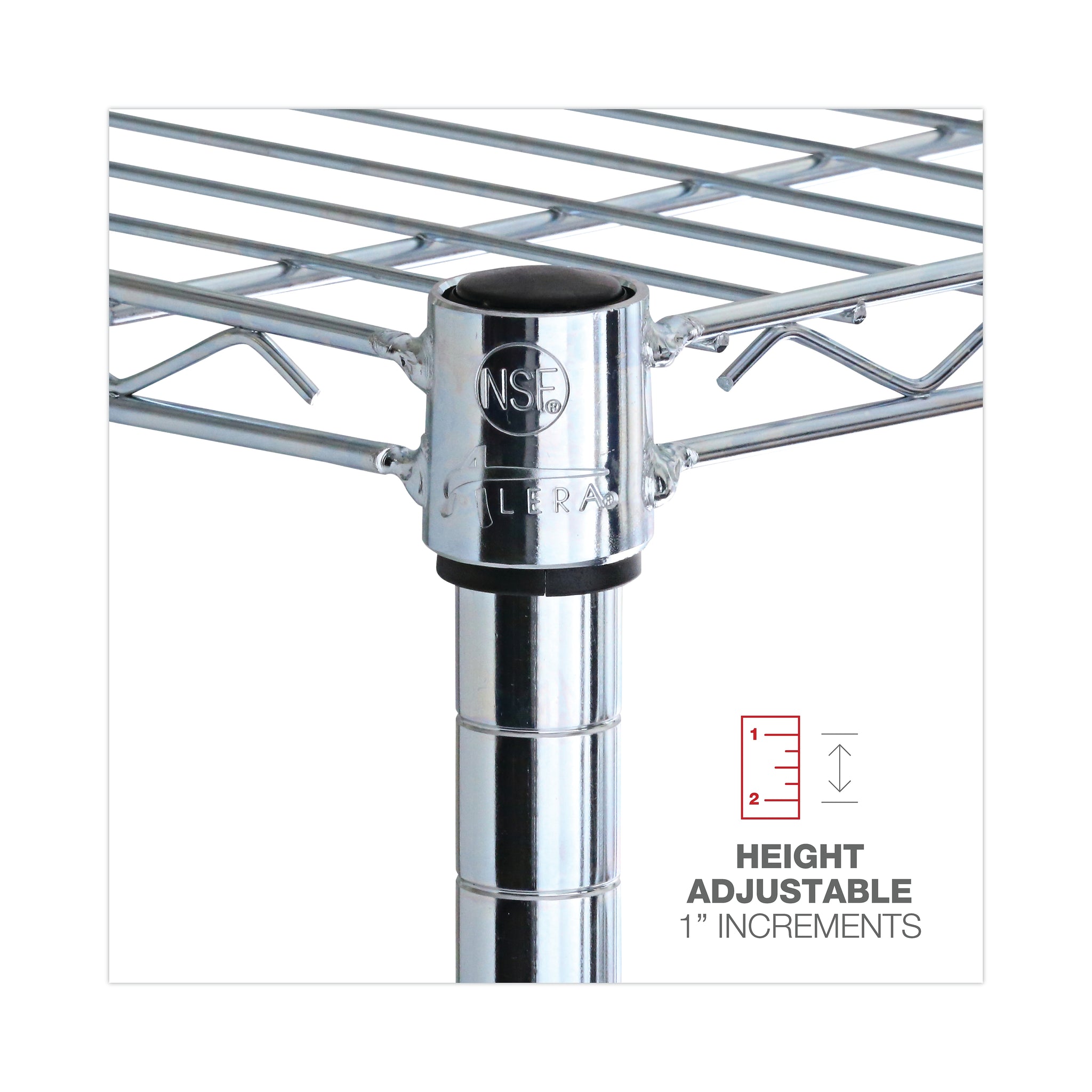 Alera® 4-Shelf Metal Shelving Unit, 36
