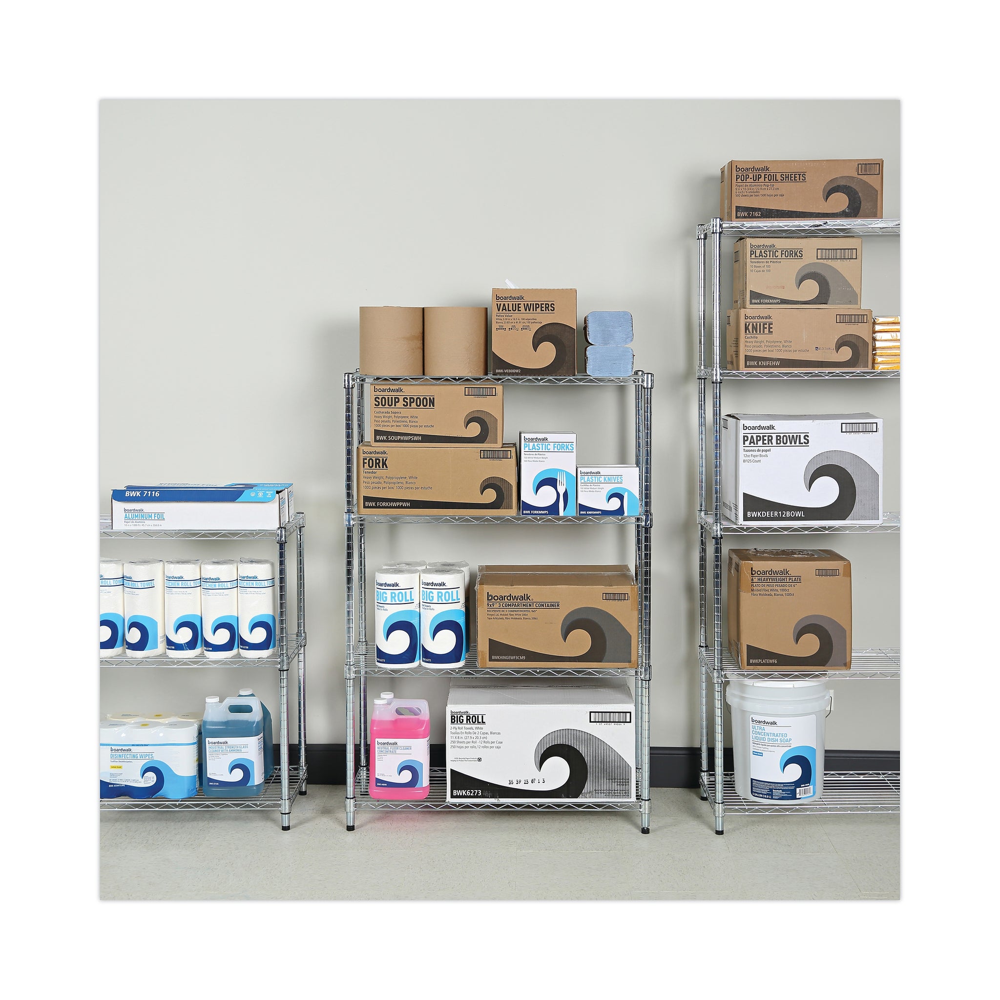 Alera® 4-Shelf Metal Shelving Unit, 36