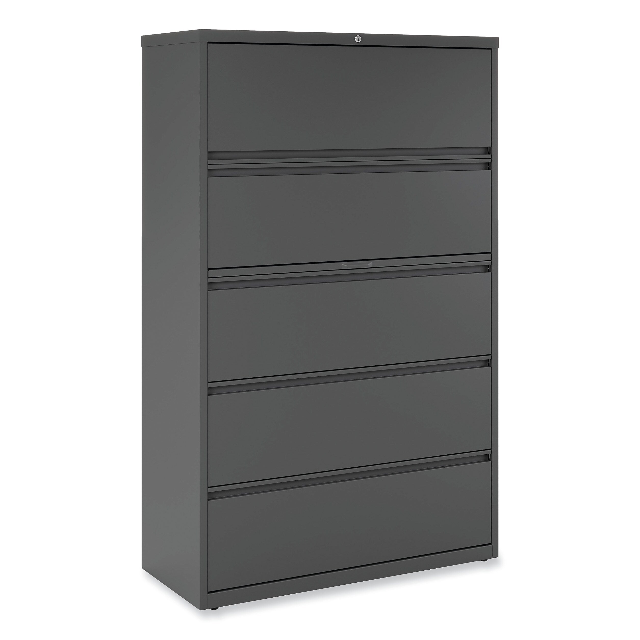 Alera 5-Drawer Lateral File Cabinet, Letter/Legal Size, Lockable, 67.63