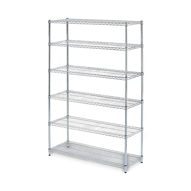 Alera 6-Shelf Commercial Wire Shelving Kit, 72