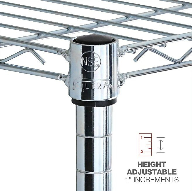 Alera 6-Shelf Commercial Wire Shelving Kit, 72
