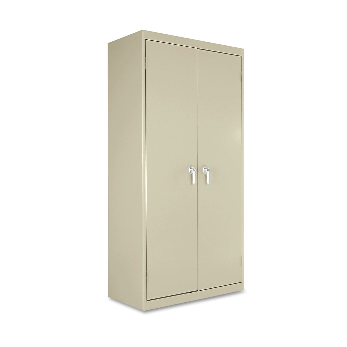 Alera 72" Steel Storage Cabinet with 4 Shelves, Putty