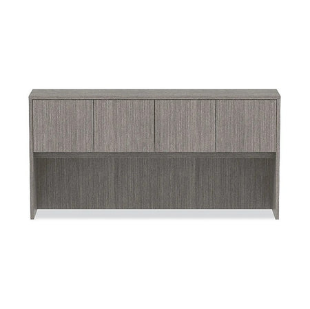 Alera Alera Valencia Series Hutch with Doors, 70.63w x 15d x 35.38h, Gray