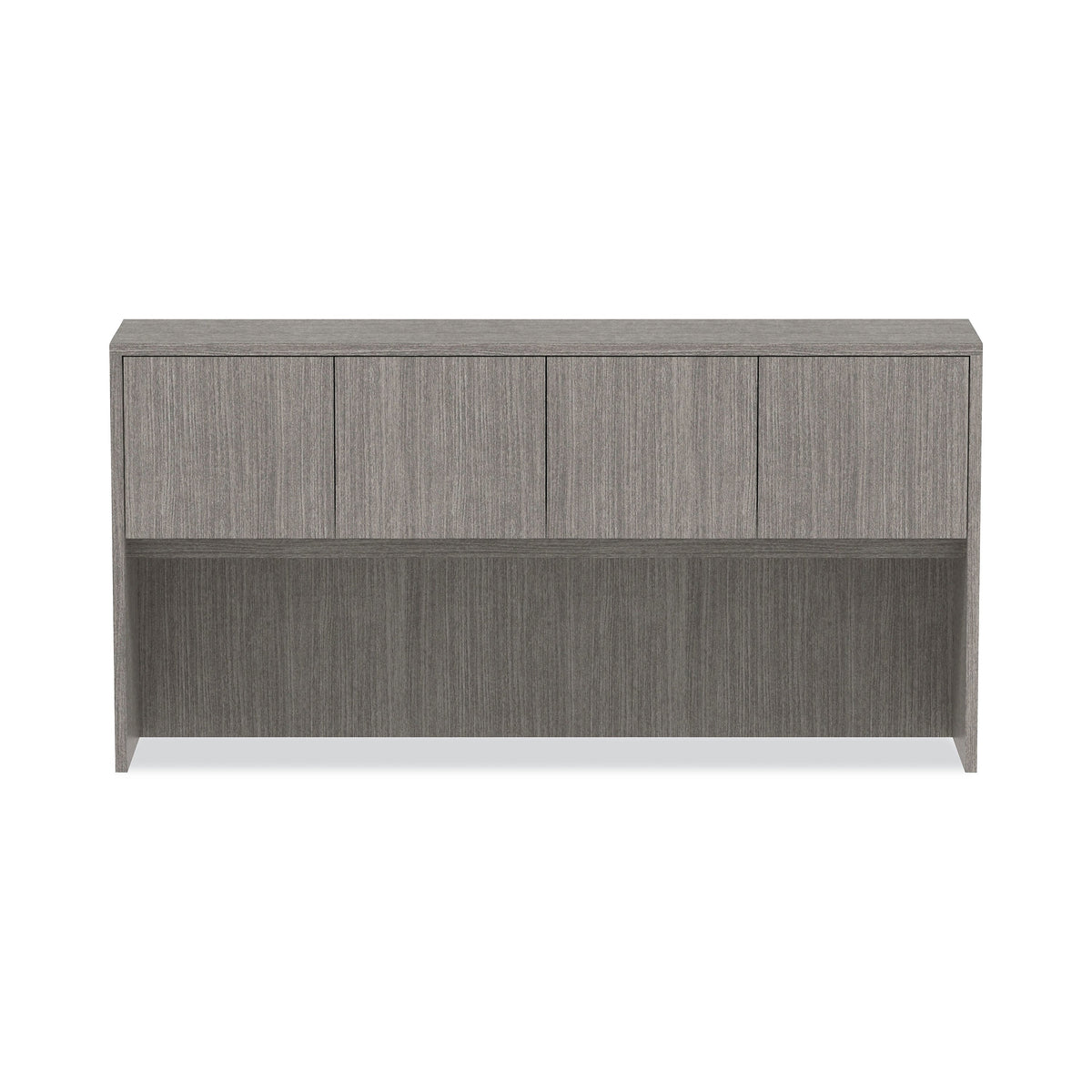 Alera Alera Valencia Series Hutch with Doors, 70.63w x 15d x 35.38h, Gray