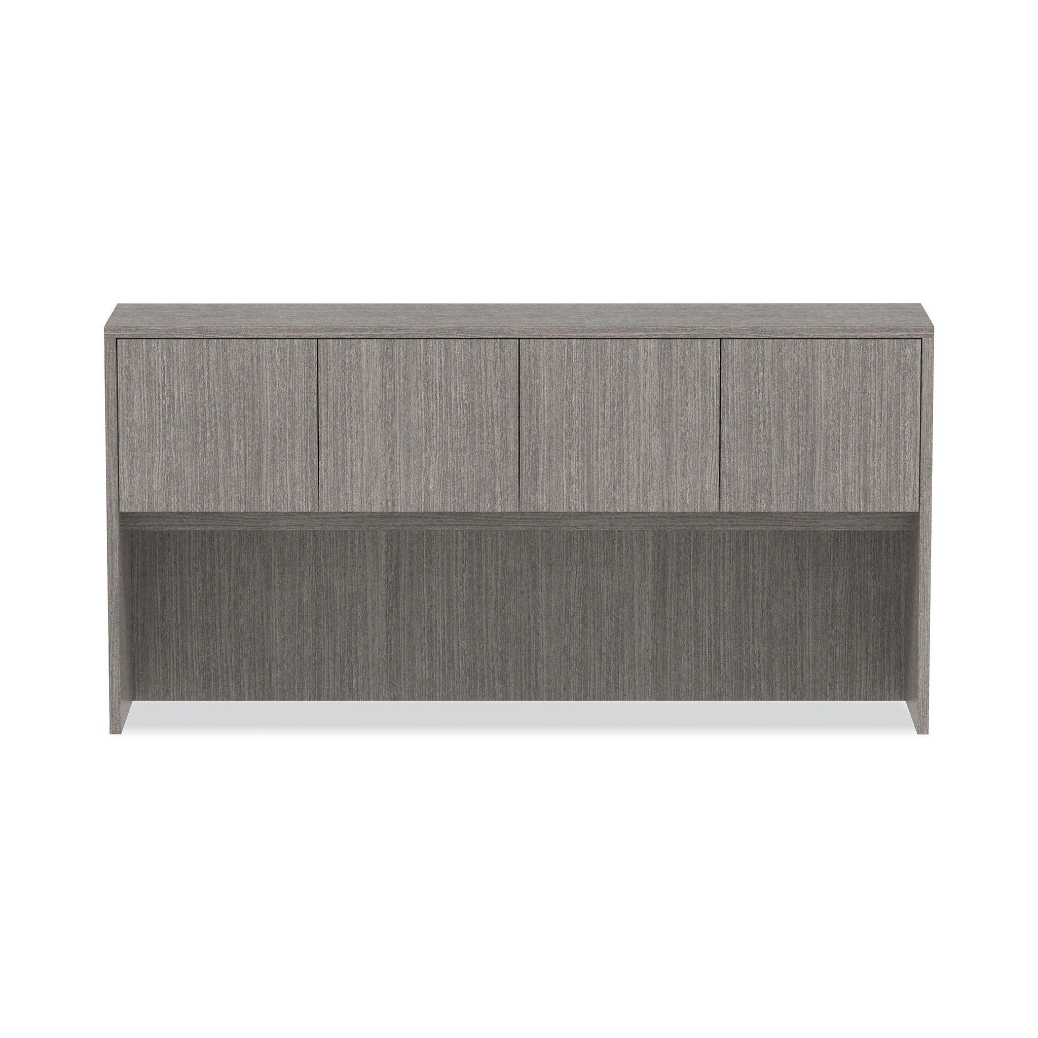 Alera Alera Valencia Series Hutch with Doors, 70.63w x 15d x 35.38h, Gray