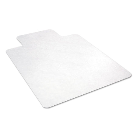 Alera All Day Use Non-Studded Chair Mat for Hard Floors, 45 x 53, Wide Lipped, Clear